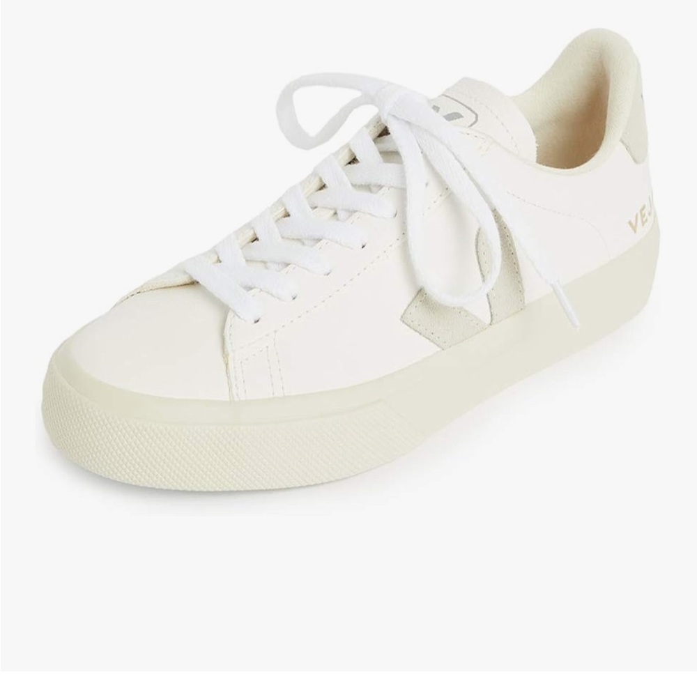 Veja Women's Cream and White Sneakers